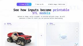 Image to STL - product for Design Tools