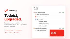 Todowing - product for Productivity & Management